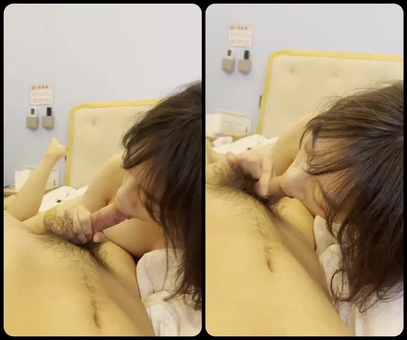 Ghệ ngoan mút láp cò bự của anh