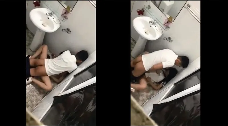 Gấu say xỉn và người yêu trong phòng tắm nhà hàng